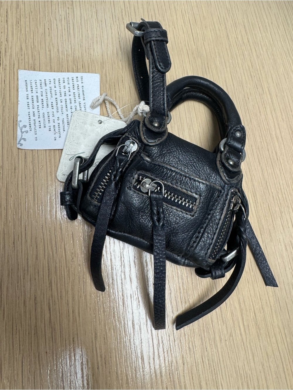 We The Free Micro Emerson Black Mini KeyChain
